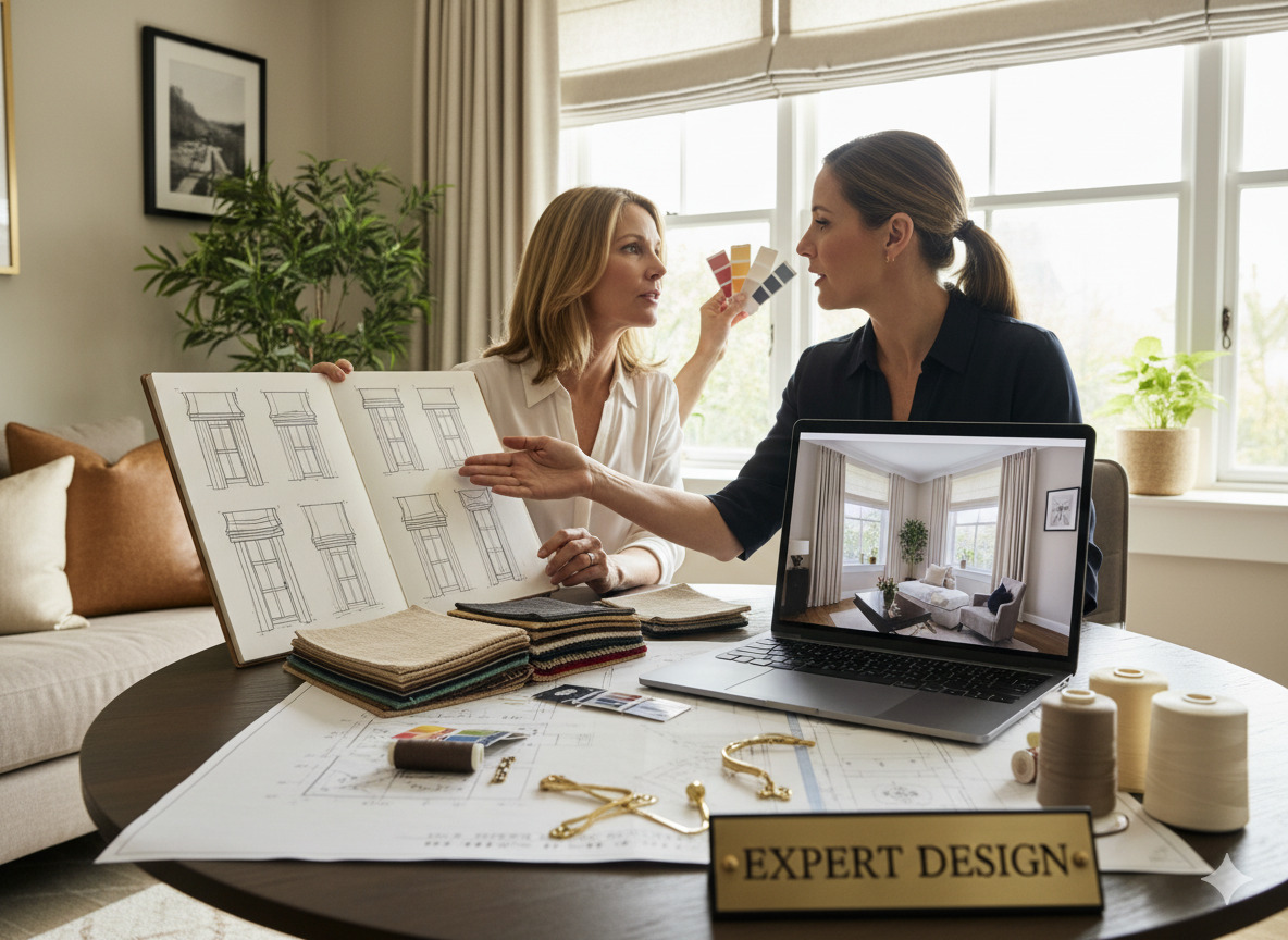 Expert craftsmanship in window treatments